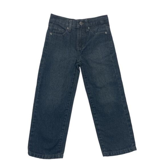Vintage Straight Leg Dark Wash Jeans Size 5 - Picture 1 of 5